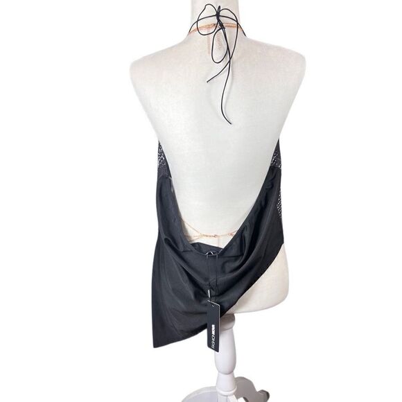 Fashion nova vision halter top black combo size 3X - Picture 5 of 14